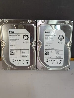 2  ST20000nm001 Dell CONSTELLATION ES 2TB 7.2K 6G 16MB 3.5in SAS Hard Drive - Image 1 of 3