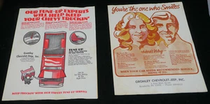 1980s CHEVROLET JEEP MAILED ADVERTISING, BALD EAGLE, PRESIDENTS, PATRIOTIC - Picture 1 of 8