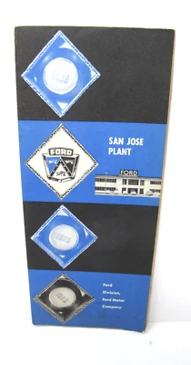1950's FORD MOTOR New San Jose Plant Advertisement FX Atmos XL-500 T-Bird - Image 1 of 4