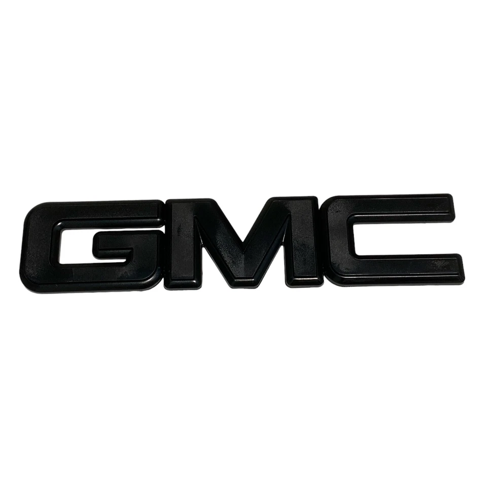 Emblema de parrilla delantera GMC negro para Savana Sierra Yukon Envoy Foto 1 de 4