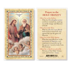 Prayer to Holy Trinity Laminated Holy Card - 106-133 - Picture 1 of 1