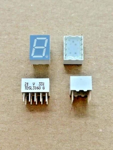 10 Stück Display TDSL3160 - CAT "G" Vishay - 7-Segment - rot - Picture 1 of 1