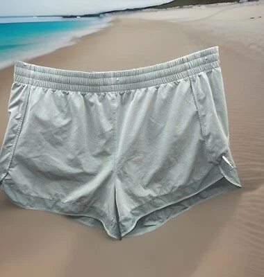 Pantalones Cortos Athleta Mujer Talla 2X 4" Costura Malla Corredor Correr Verde Claro Pickle Ball Foto 1 de 4