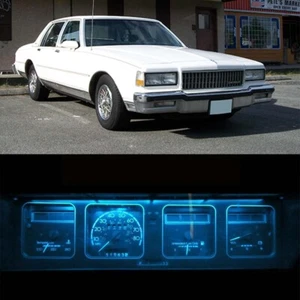 Gauge Cluster LED Dashboard Bulbs Kit Ice Blue For Chevy Caprice 1985-1990 - Picture 1 of 7