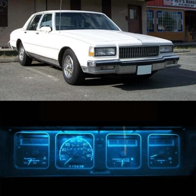 Gauge Cluster LED Dashboard Bulbs Kit Ice Blue For Chevy Caprice 1985-1990 - Image 1 of 4