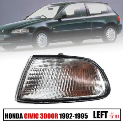 Luz de lámpara de esquina izquierda izquierda Fit Honda para Civic 3 puertas 1992-1995 EG3 hatchback Foto 1 de 4