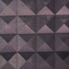 Fond d'écran 3D métallisé violet pyramide géométrique illusion