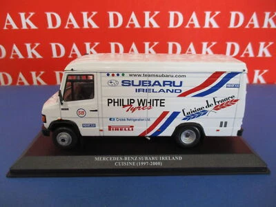 Die cast 1/43 Modellino Furgone Mercedes 611 D Subaru Ireland Cuisine 1997-2000 - Immagine 1 di 4