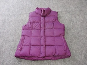 Eddie Bauer Puffer Vest Women's Small Purple Down Insulation Polyester * - Picture 1 of 13