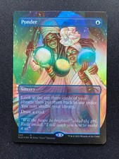 Ponder (FOIL) - Secret Lair Black is Magic (MTG)