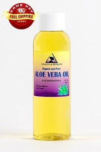 ALOE VERA OIL ORGANIC CARRIER COLD PRESSED PREMIUM NATURAL 100% PURE 2 OZ - Picture 1 of 12