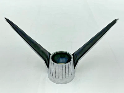 1960 1961 Chrysler volante centro buzina tampa anel almofada tampa coluna cromada - Imagem 1 de 4