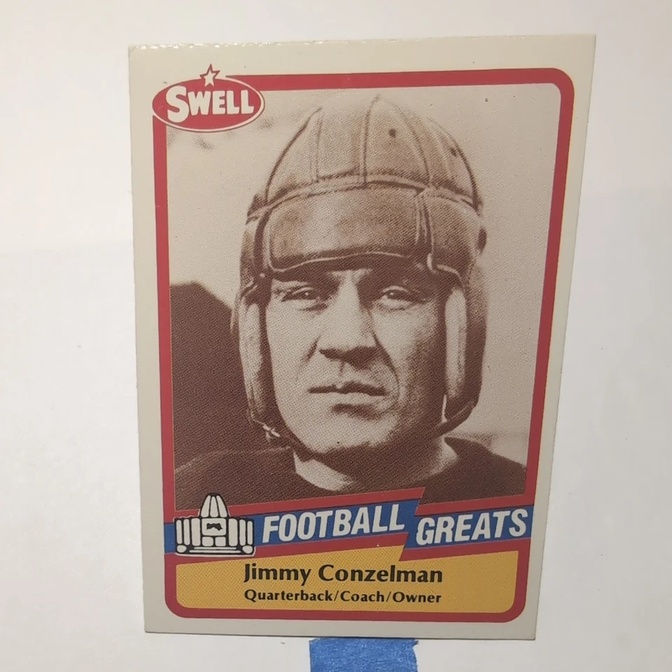 Jimmy Conzelman Detroit Panthers 1989 Swell Greats #34 10W - Image 1 of 4