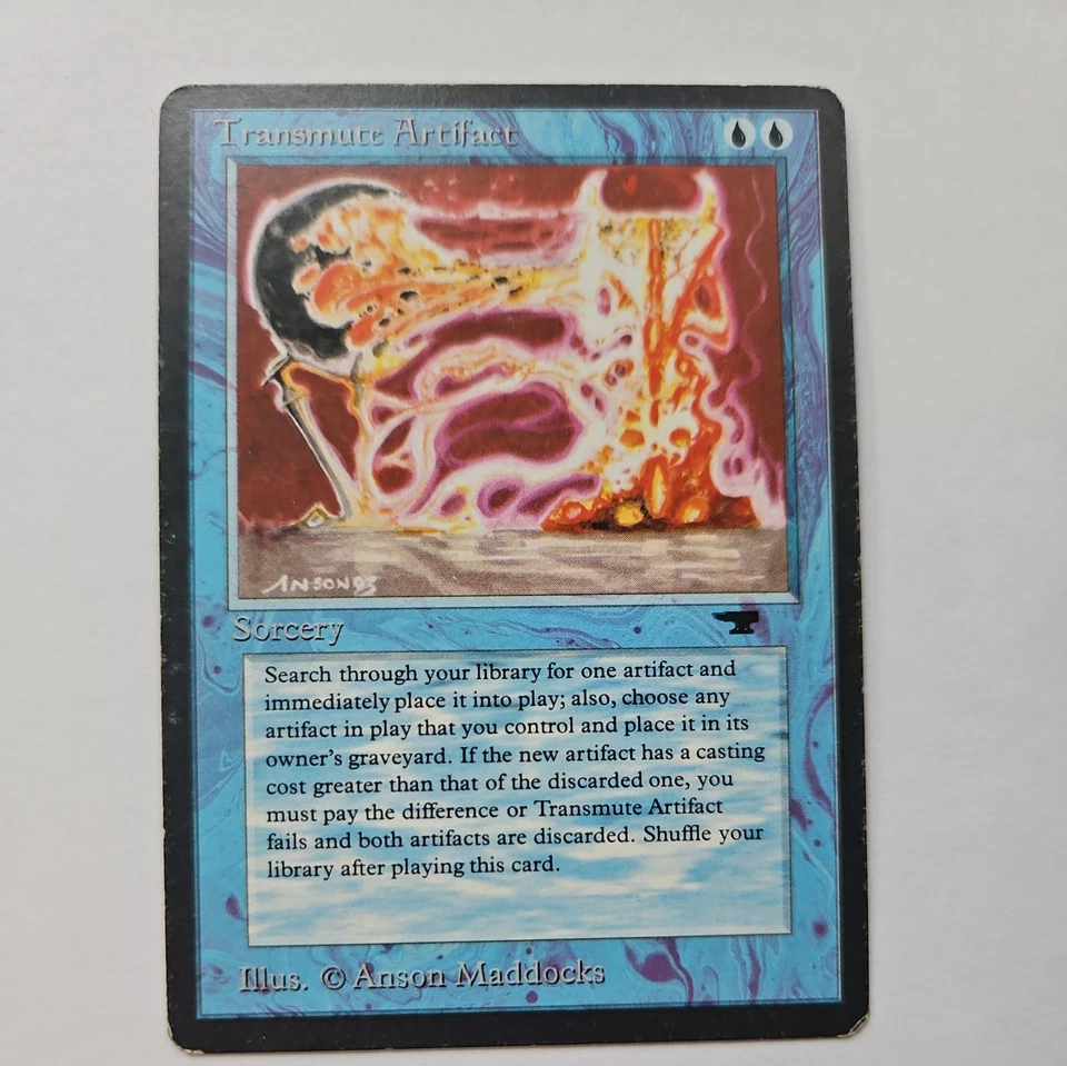 MTG - Antiquities Transmute Artifact - MP - Uncommon Magic The Gathering  - Image 1 of 4