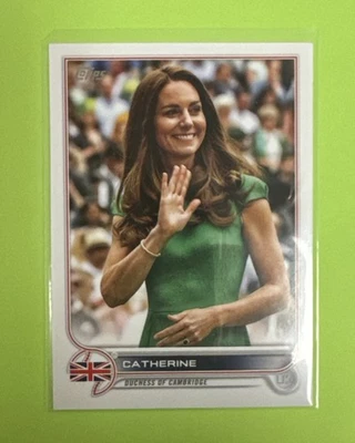 2022 Topps UK Edition CATHERINE Princess Of Wales - Royal Family BRF-5 SSSP - Image 1 of 2
