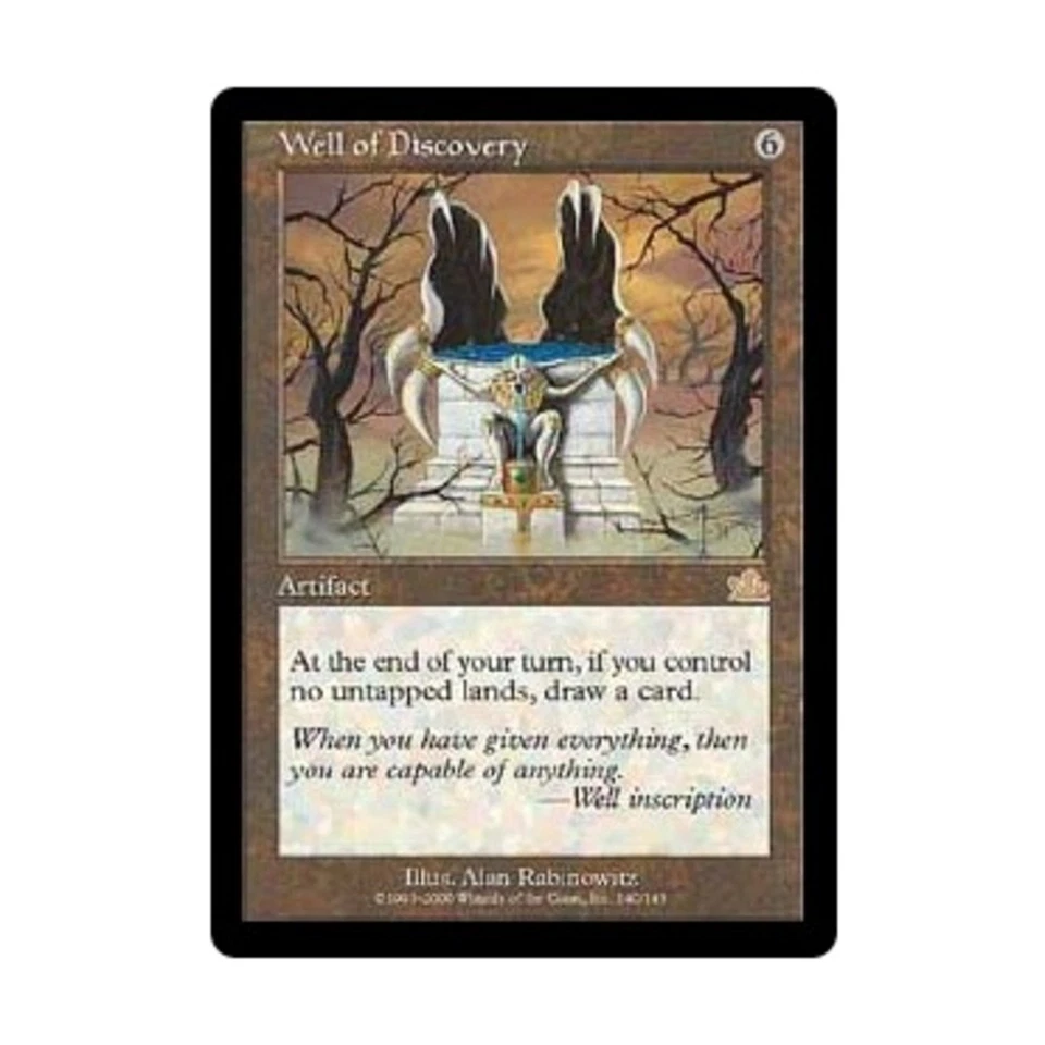 WOTC MtG Prophecy Well of Discovery (R) (Foil) EX - Image 1 of 1