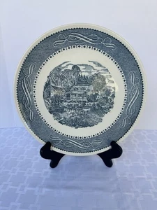 Taylor Smith & Taylor Currier & Ives Dinner Plate “Home in the Country” 10” - Picture 1 of 5