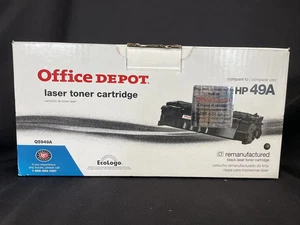 OFFICE DEPOT HP 49A BLACK TONER/HP COMPATIBEL/SEALED!/NEW - Picture 1 of 3