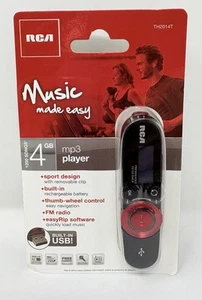 Reproductor de MP3 digital fácil hecho con música RCA 4 GB con radio FM y USB - Nuevo sellado - Imagen 1 de 9