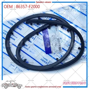 For Elantra Sedan 2017-18 Front Strip Rubber Seal Front Bumper Upper 86357-F2000 - Picture 1 of 4