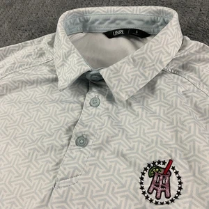 UNRL Golf Poloshirt Herren Small Barhocker Pfeile Stretch Freizeit Performance - Bild 1 von 12