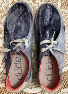 Zapatos para mujer Hey Dude Tie Dye 9 azul marino - Imagen 1 de 5