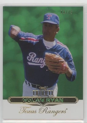 2011 Topps Tribute Green /75 Nolan Ryan #6 HOF - Image 1 of 2
