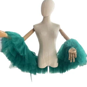 Scialle da sposa tulle abito da sera scialle sciarpa da sposa matrimonio donna moda - Foto 1 di 18