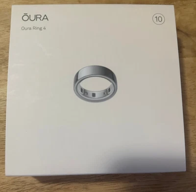 Oura Ring Gen 4 Silver Size 10 BRAND NEW FACTORY SEALED - Image 1 of 2