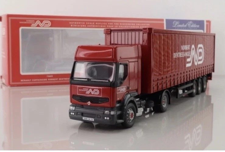 CORGI 75603 'RENAULT CURTAINSIDE LORRY, NORBERT DENTRESSANGLE'. 1:50 MIB/BOXED - Image 1 of 1