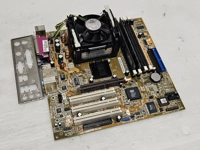 Asus P4SGX-MX, Socket 478, Support DDR and SDRAM, Pentium 4 2.66GHz, RAM 1GB DDR - Image 1 of 4