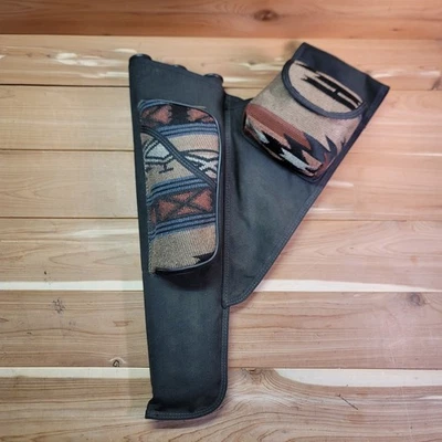 Vintage Neet Archery Target Hip Quiver LH Navajo Bow Hunting USA Made Pockets - Image 1 of 4