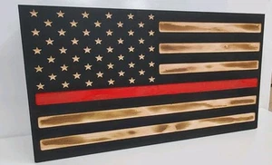 Thin Red Line Hidden Storage Box - Gun Case  Safe - Firefighter Gift Concealment - Picture 1 of 12