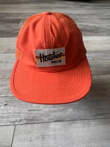 Men's Howler Bros Tech Strapback Vented Hat Cap Adjustable OSFA Orange - Picture 1 of 9