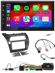 Kenwood Lenkrad USB DAB 2DIN Bluetooth Autoradio für Honda Civic 2006-2012 - Bild 1 von 12
