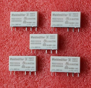 Relé de alimentación 5 piezas para Weidmuller RSS112024 4061590000 24VDC 6A 277VAC 5 pines NUEVO - Imagen 1 de 5