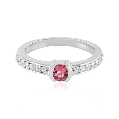 Cavill Damenring Sterlingsilber 0,23ct Pink Turmalin 0,28ct Zirkon - Bild 1 von 4
