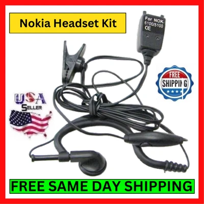 Auriculares portátiles manos libres radio micrófono auricular para teléfono Nokia 6100/5100 Foto 1 de 4