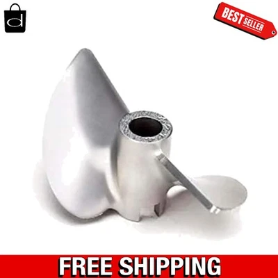 2-Blade Metal Propeller for RC Boats - 4mm Shaft, Durable & Lightweight - Image 1 of 4