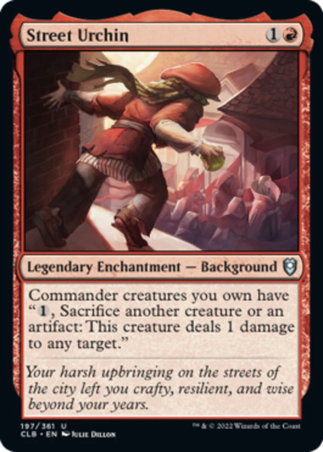 x1 Street Urchin - Battle for Baldur's Gate - NM - MTG - Image 1 of 1