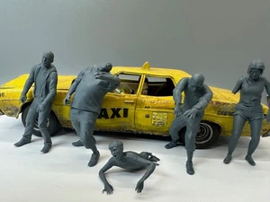 Kit de figuras de zombis escala 1/24 sin pintar - Imagen 1 de 12