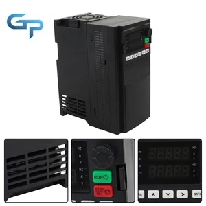 Variable Frequency Drive Inverter 220V Single To 3 Phase VFD 10HP 7.5KW VFD - Picture 1 of 24