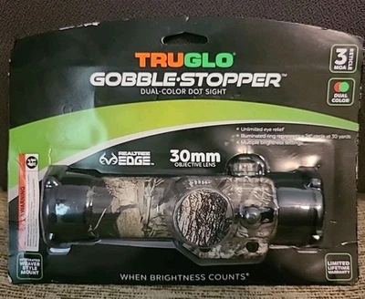 NUEVO TruGlo Gobble Stopper 30 mm Doble Color Punto Vista 3 Retículas MOA TG-TG8030GA Foto 1 de 3