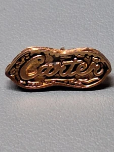 VINTAGE JIMMY CARTER CAMPAIGN PEANUT LAPEL PIN - Picture 1 of 3