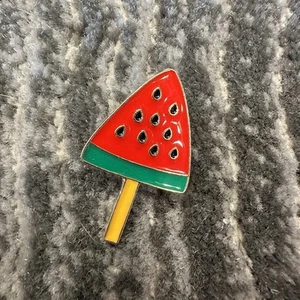 Enamel Pin Popsicle Watermelon Cute Summer Hawaiian Brooch Backpack Jewelry Hat - Picture 1 of 4