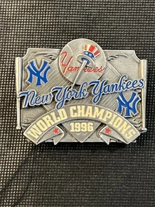 Hebilla de cinturón Siskiyou Vintage New York Yankees 1996 Campeones del Mundo 421/10000 - Imagen 1 de 4