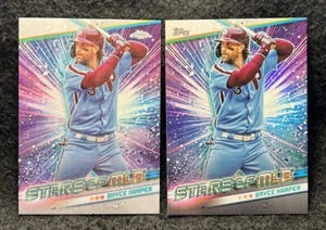 Bryce Harper - CSMLB-14 Chrome - 2024 Topps Series 1 - Stars of MLB + Base - Picture 1 of 2