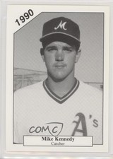 1990 Frank Chong Modesto A's Mike Kennedy