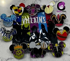 2022 Disney Villains Mystery Collection Pouch Mickey Icon Pin Chernabog Hades
