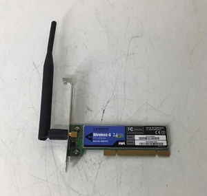 Linksys Wireless-G PCI Adapter WMP54G 2.4GHz 54Mbps w/ Antenna - Picture 1 of 3